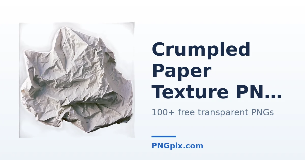 Crumpled Paper Texture PNG images