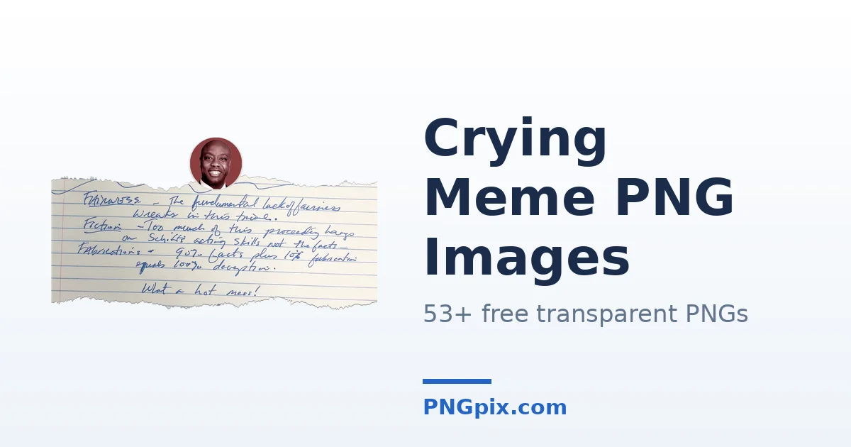 Crying Meme PNG images