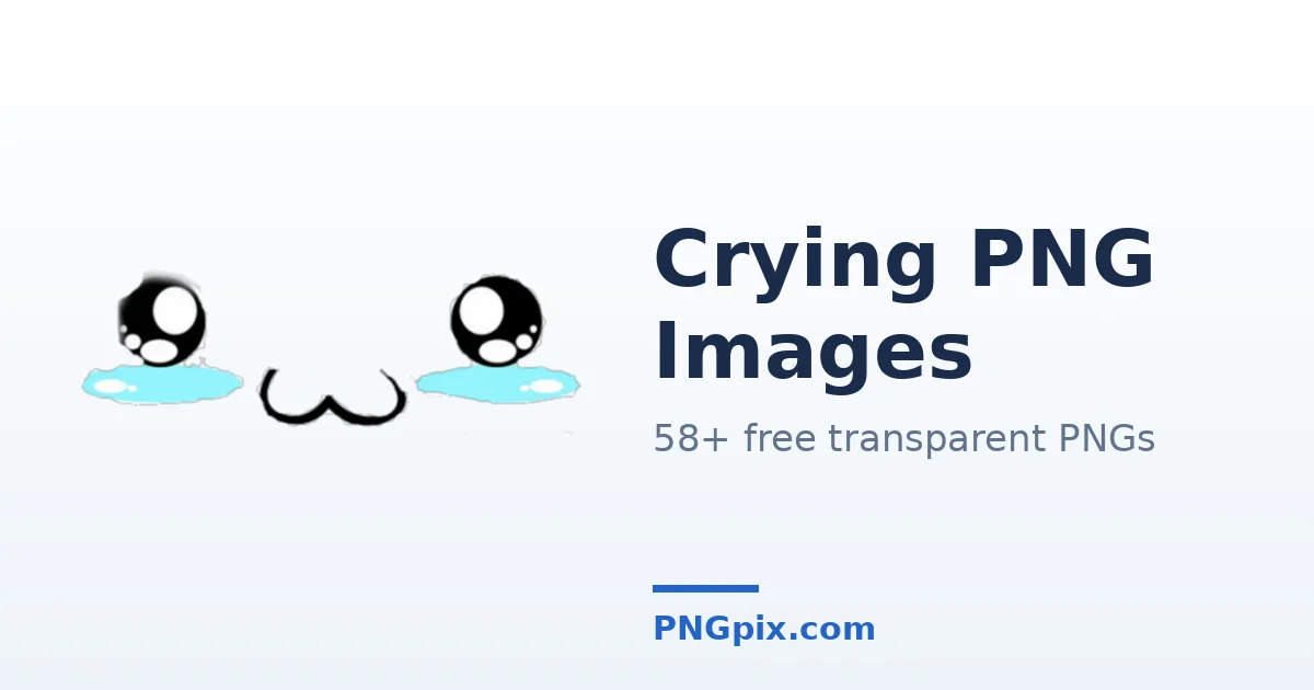 Crying PNG images