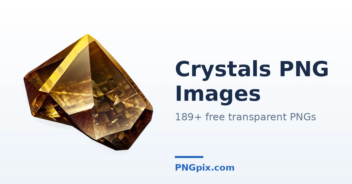 Crystals PNG images