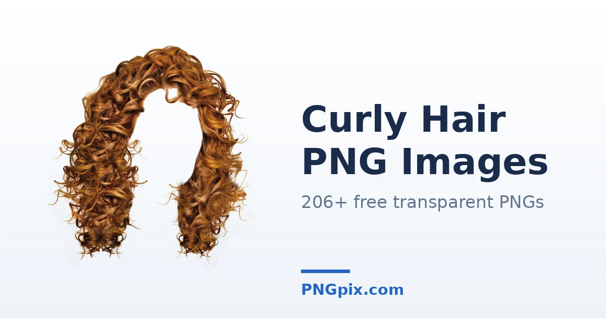 Curly Hair PNG images