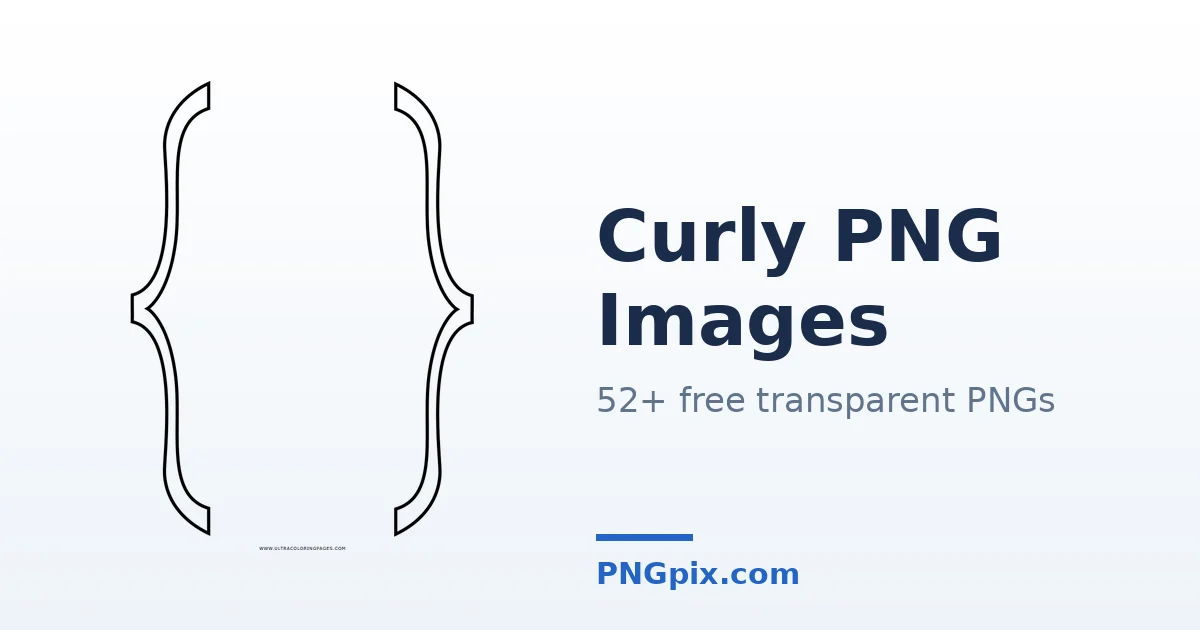Curly PNG images