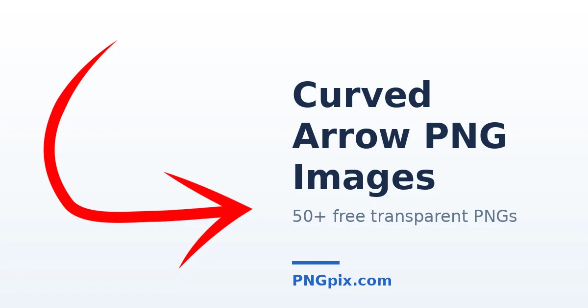 Curved Arrow PNG images