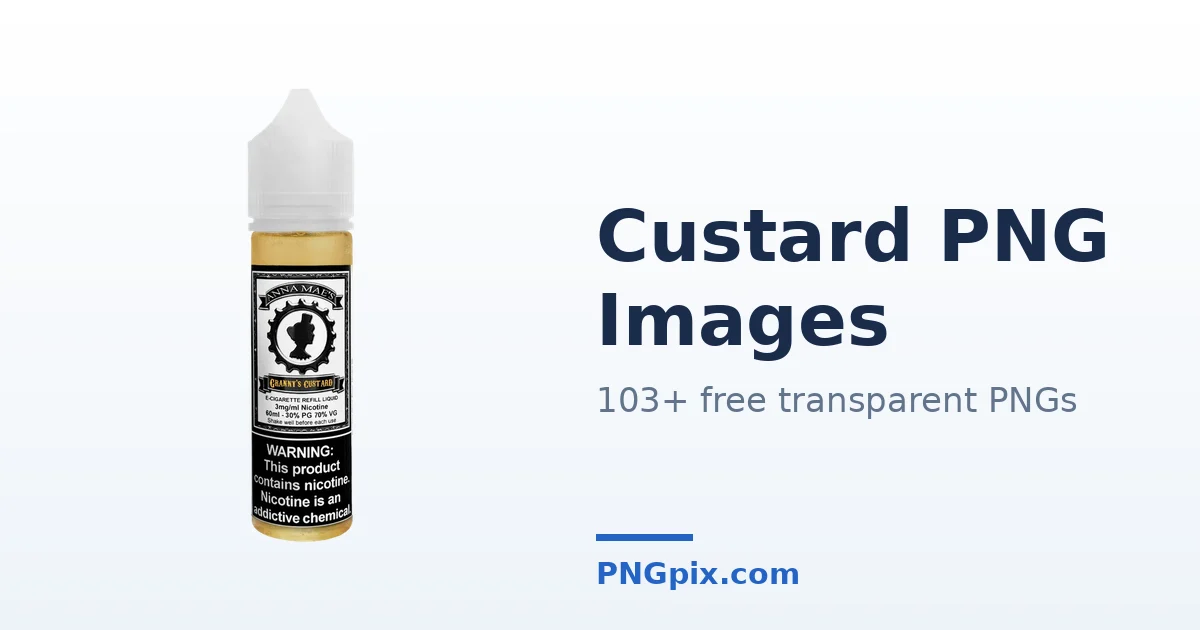 Custard PNG images