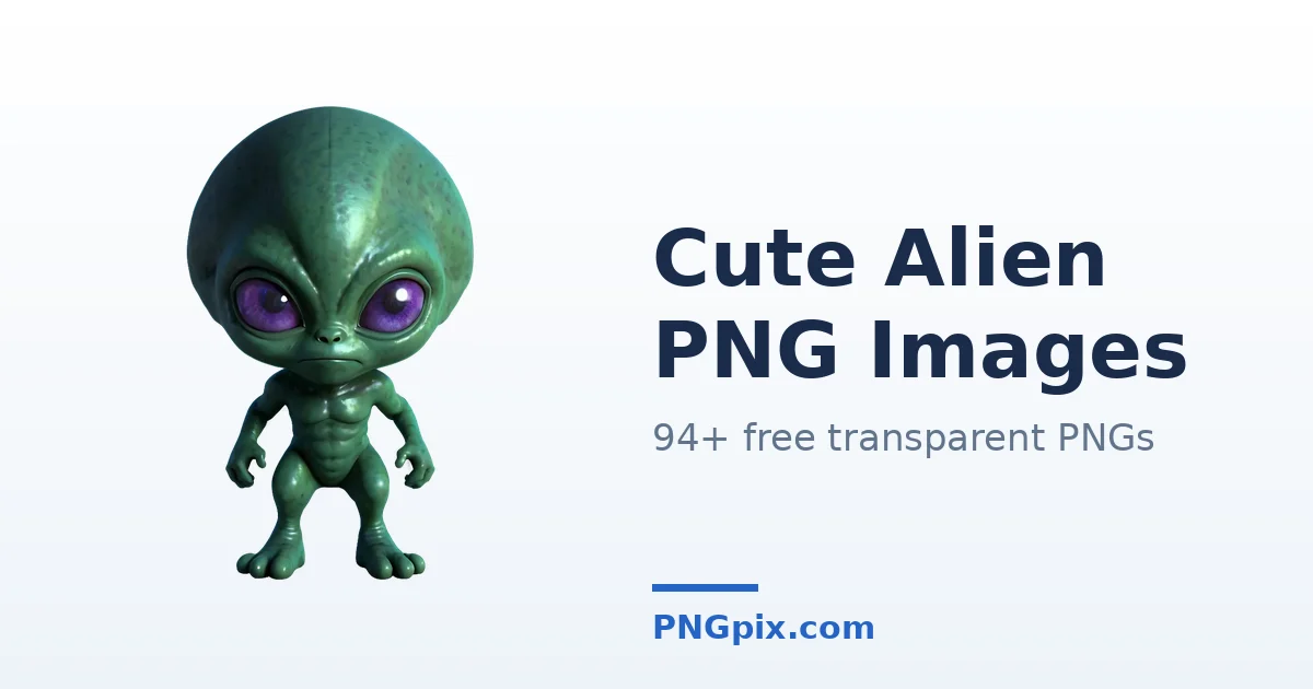 Cute Alien PNG images