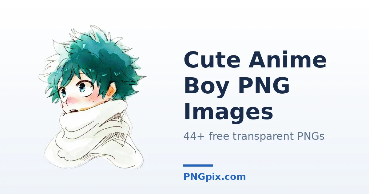 Cute Anime Boy PNG images