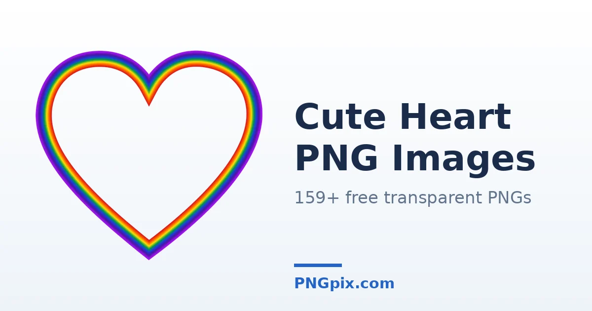 Cute Heart PNG images