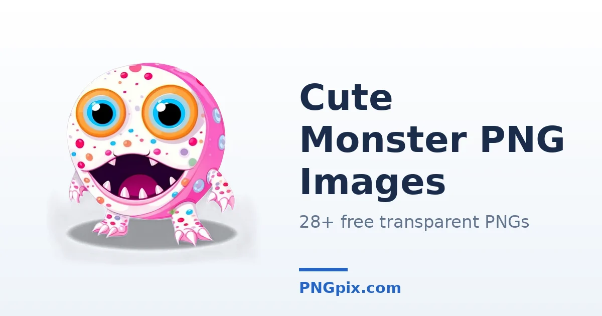 Cute Monster PNG images