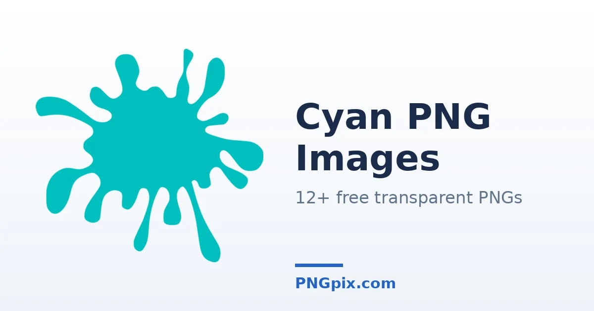 Cyan PNG images