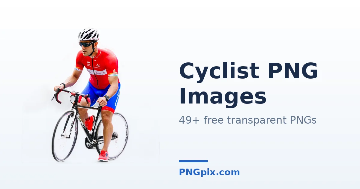 Cyclist PNG images