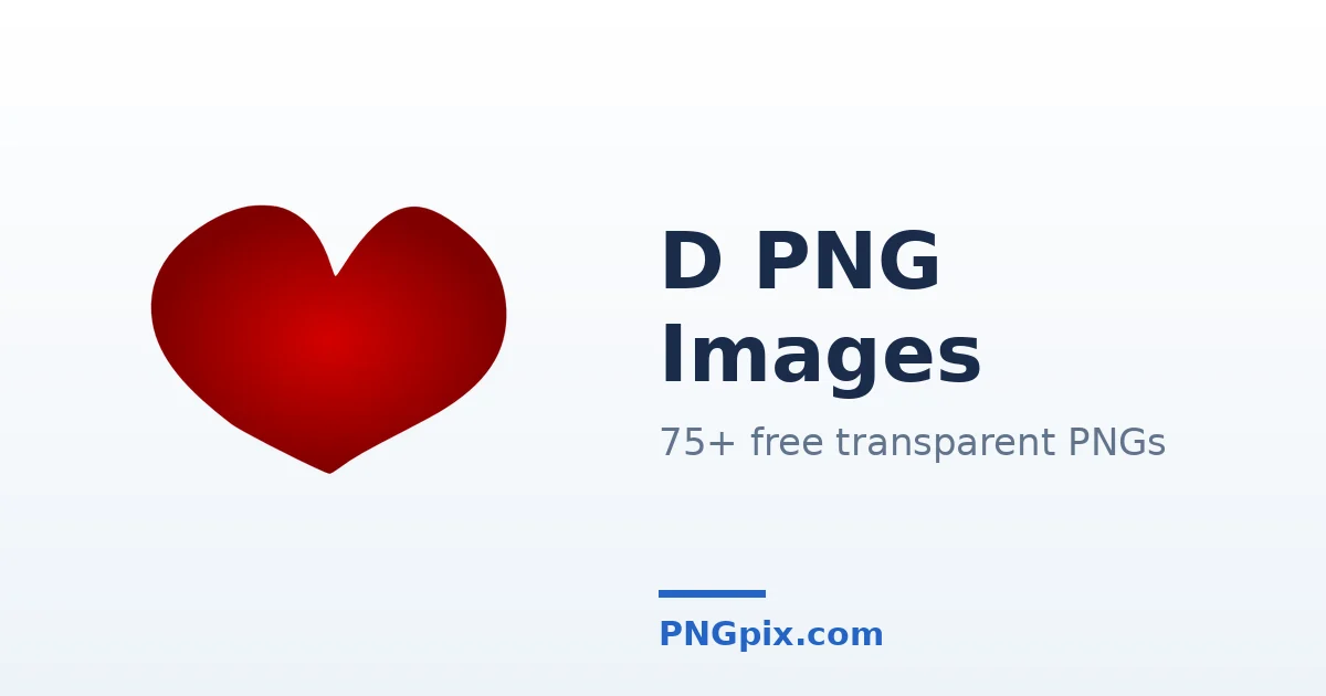 D PNG images