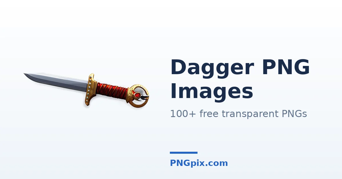 Dagger PNG images