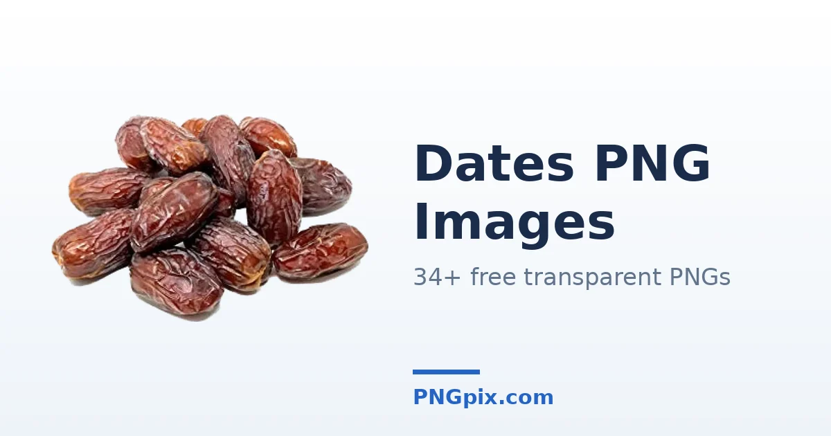 Dates PNG images