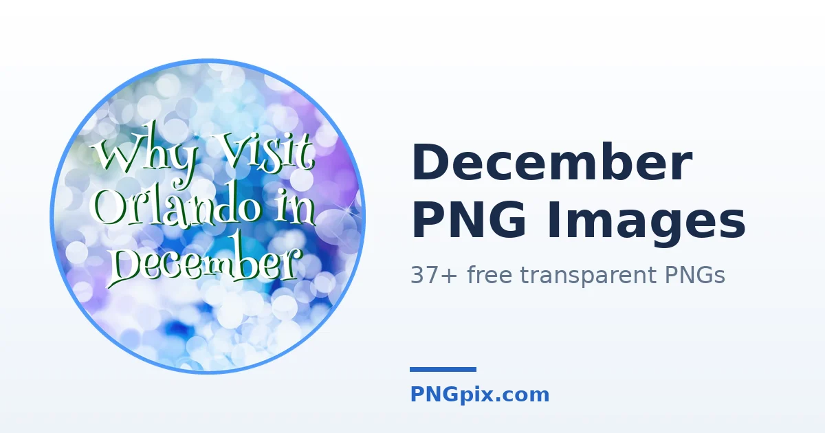 December PNG images