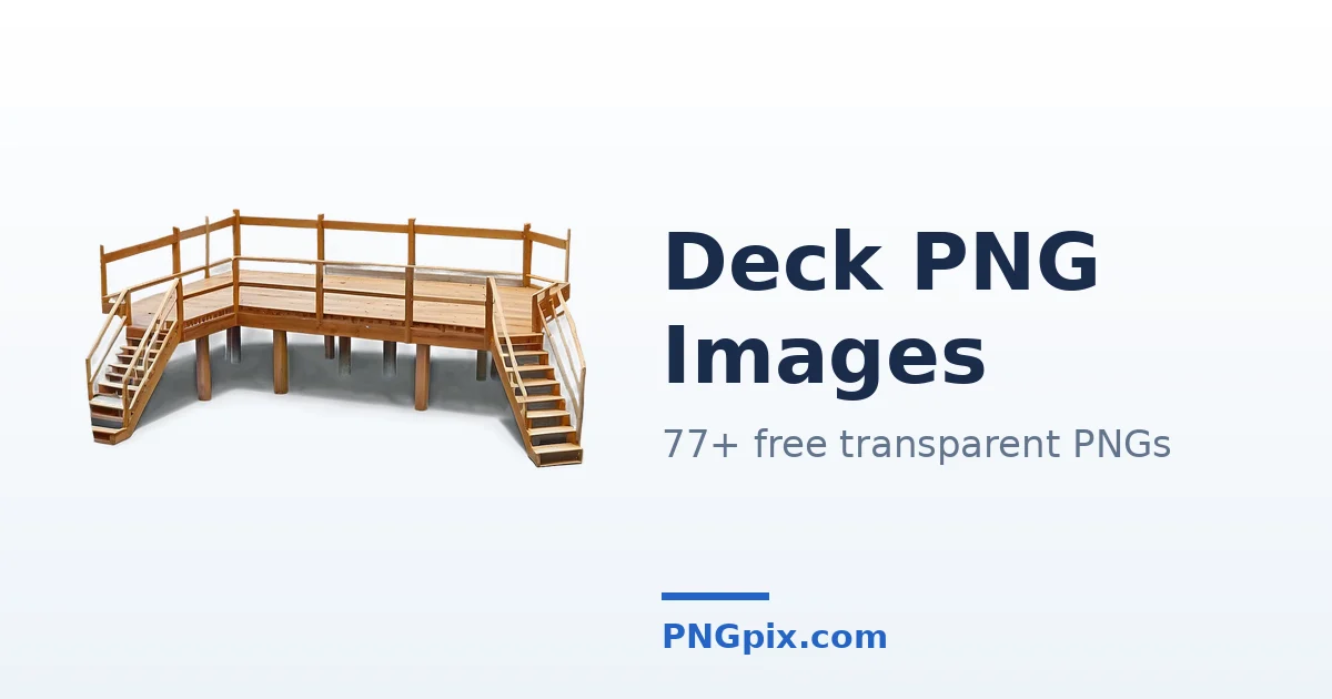 Deck PNG images