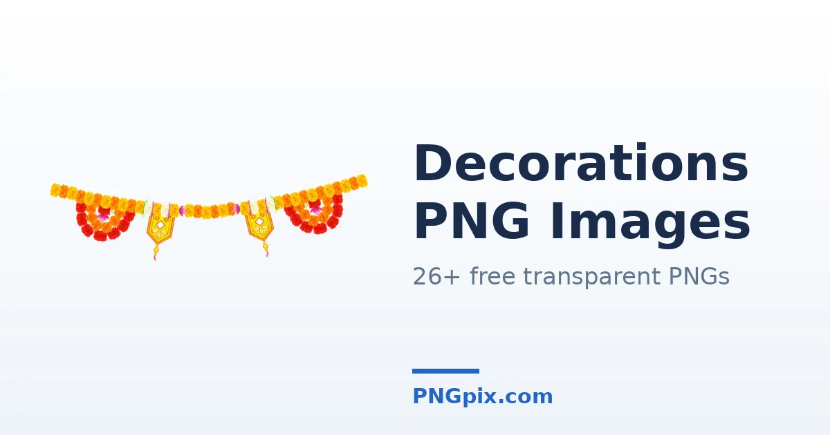 Decorations PNG images