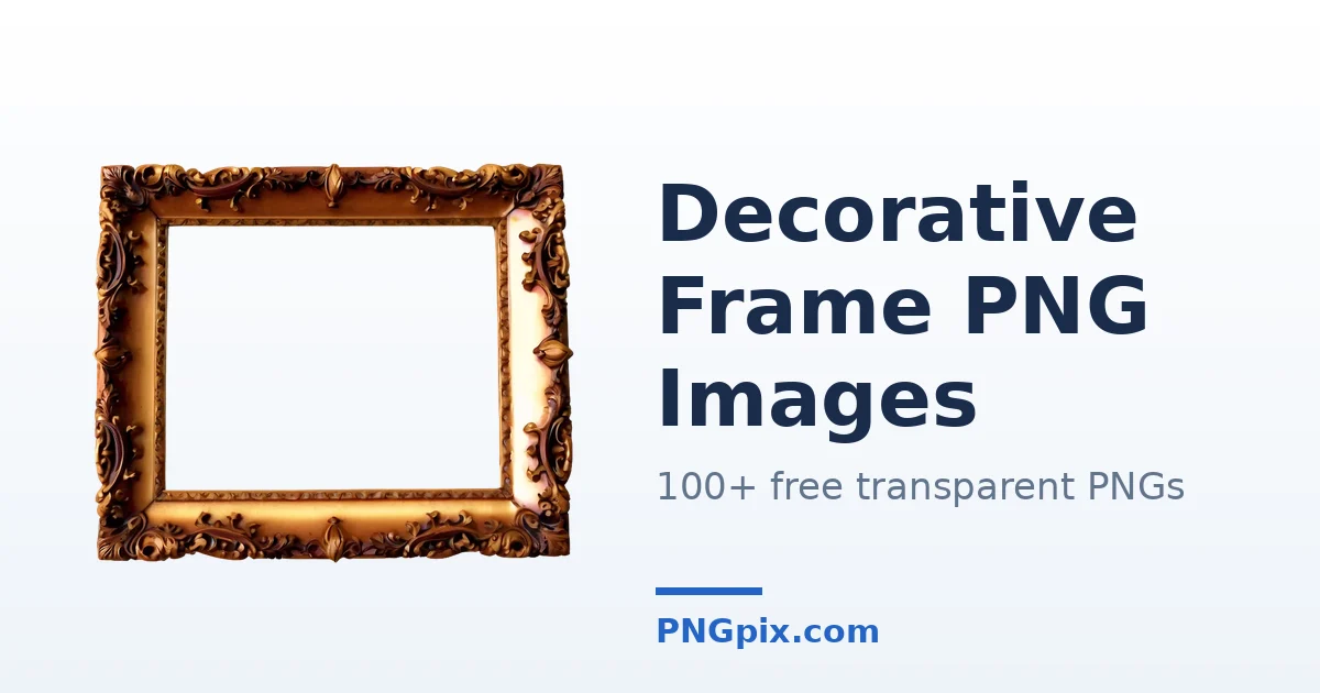 Decorative Frame PNG images