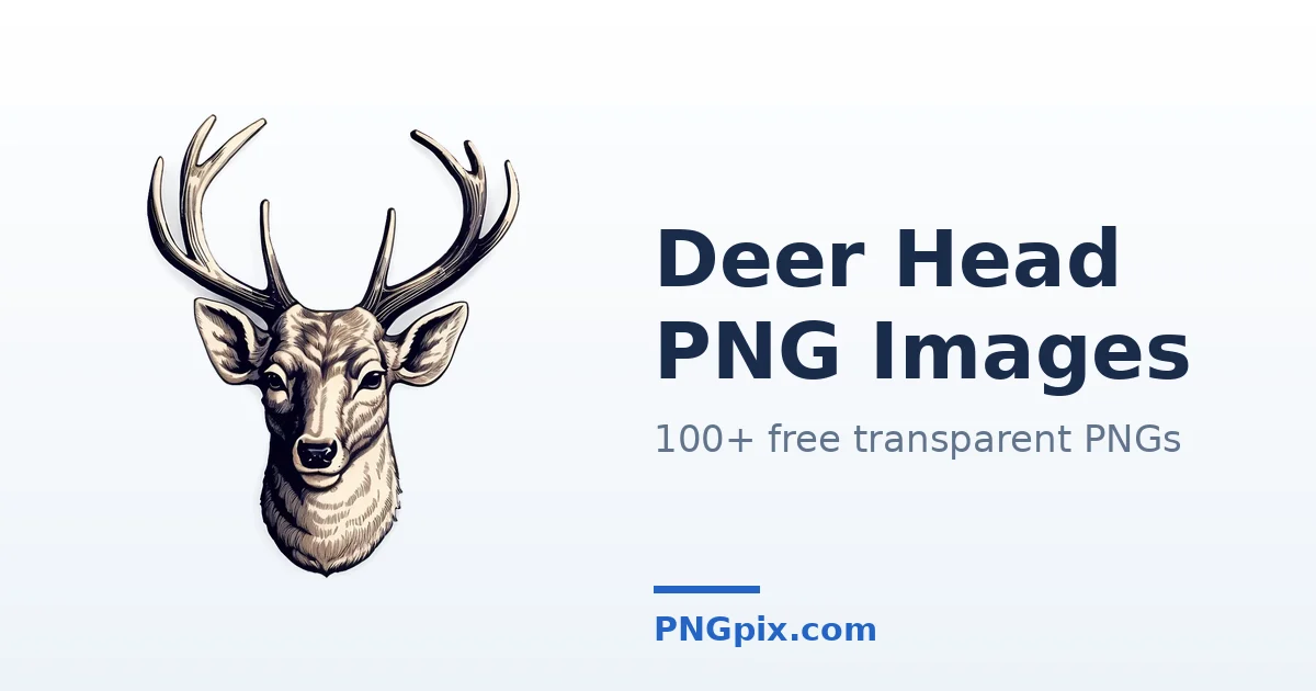 Deer Head PNG images