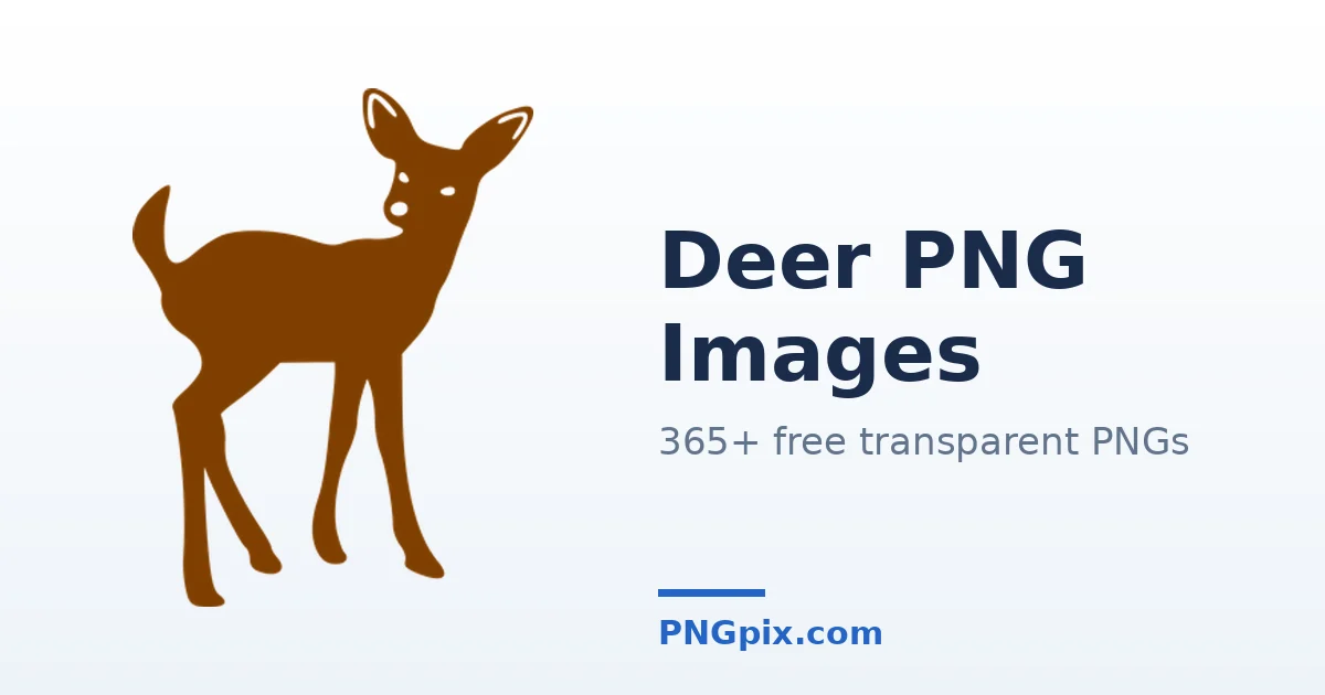 Deer PNG images