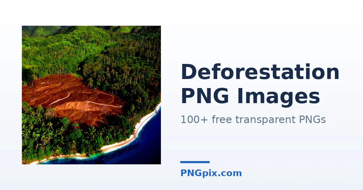 Deforestation PNG images