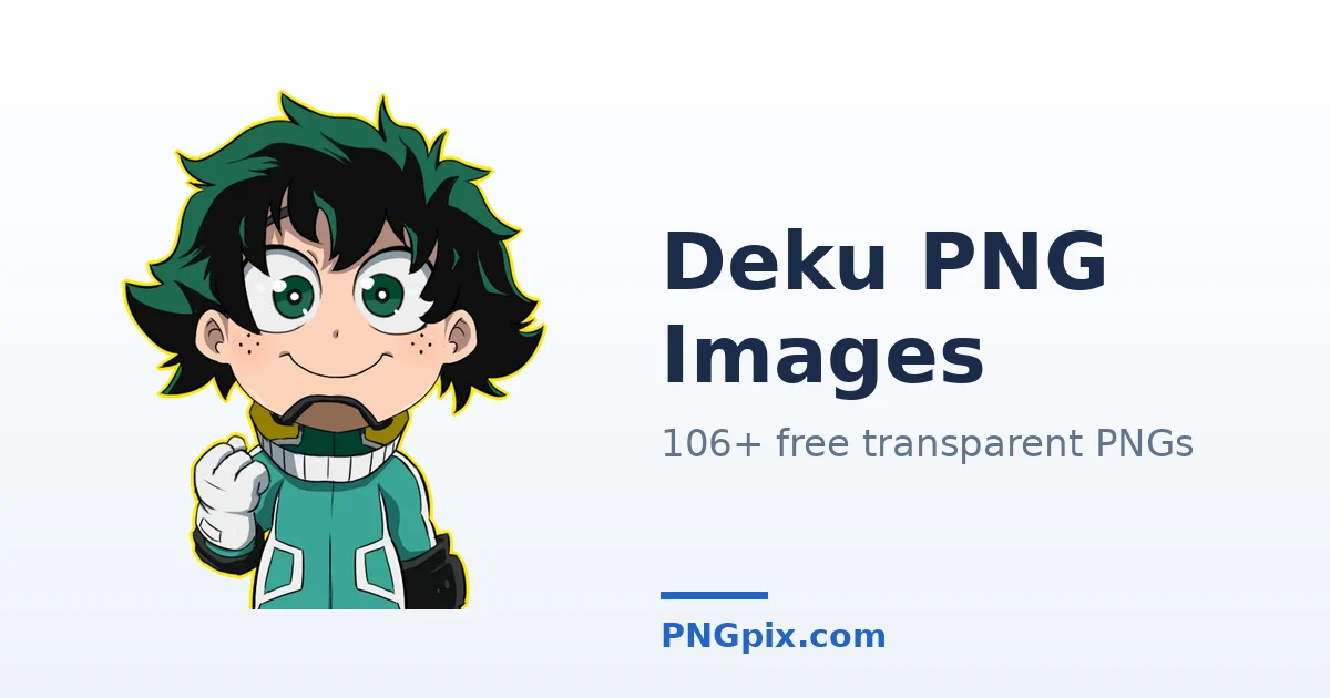 Deku PNG images