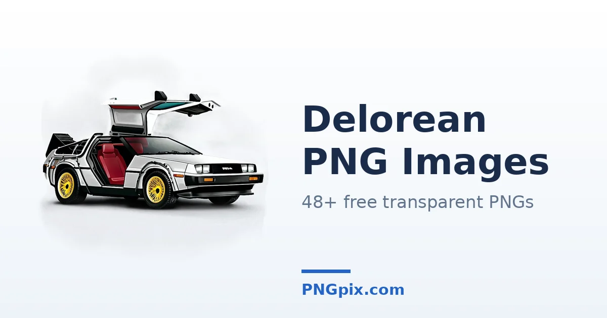 Delorean PNG images