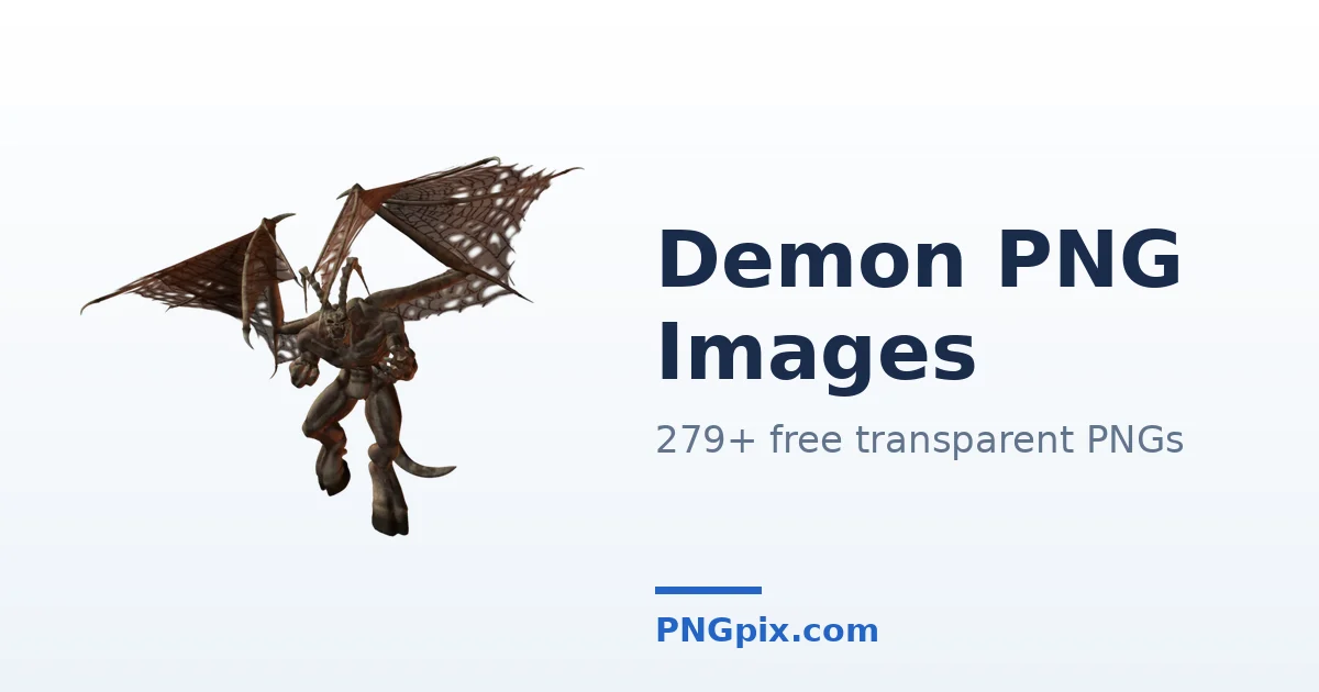 Demon PNG images