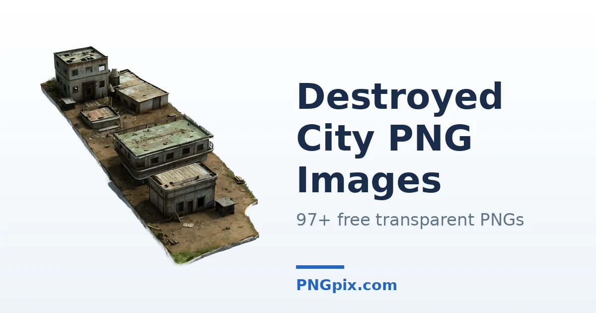 Destroyed City PNG images