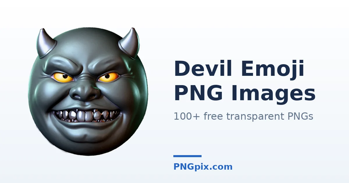Devil Emoji PNG images