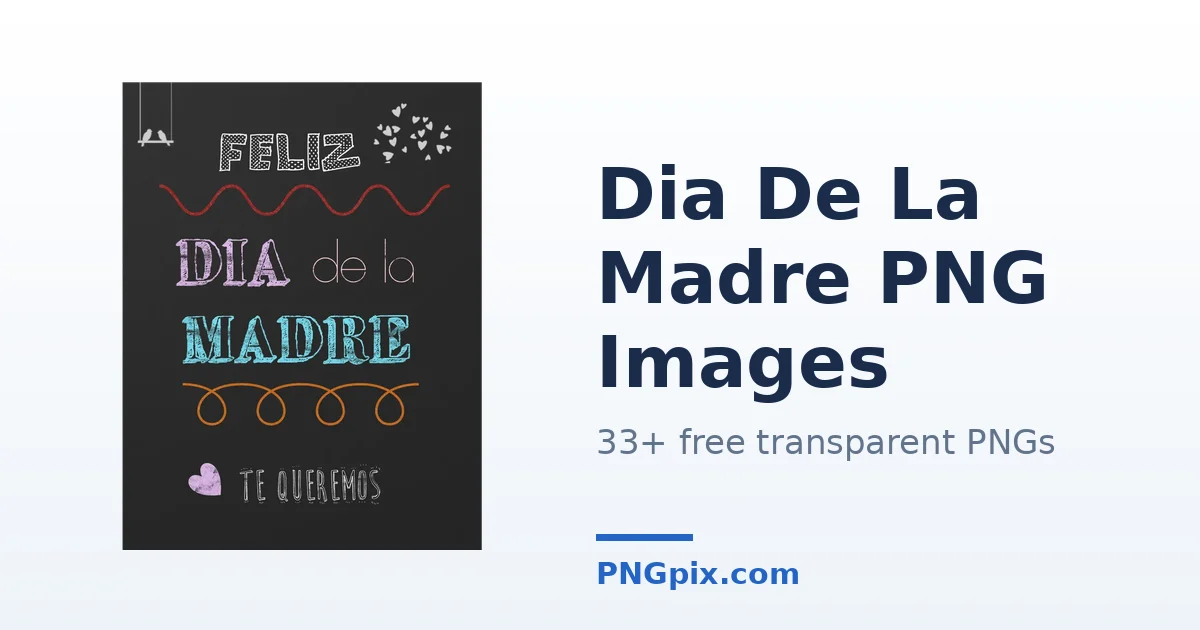 Dia De La Madre PNG images