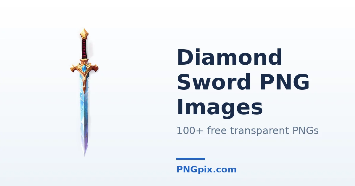 Diamond Sword PNG images