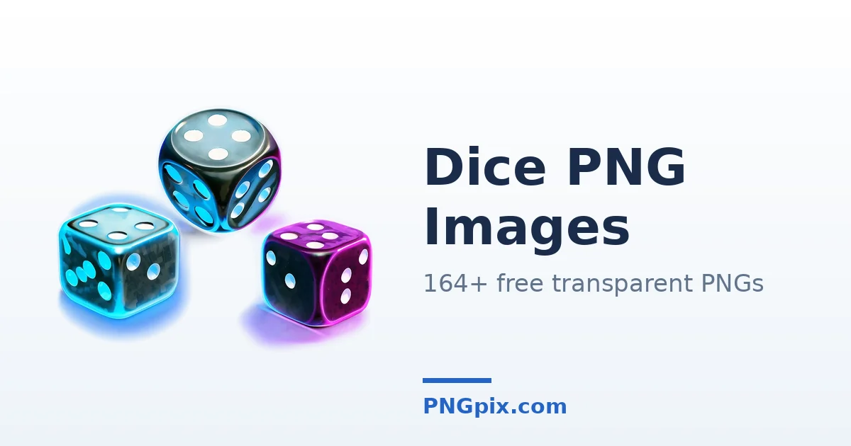 Dice PNG images