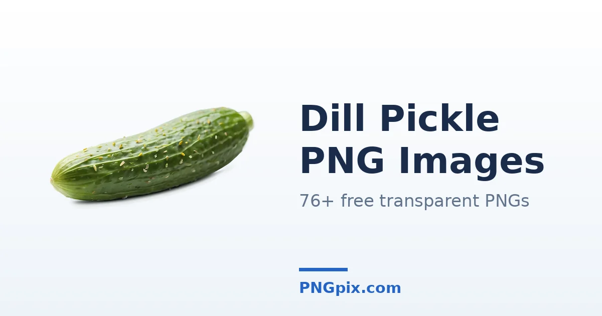 Dill Pickle PNG images