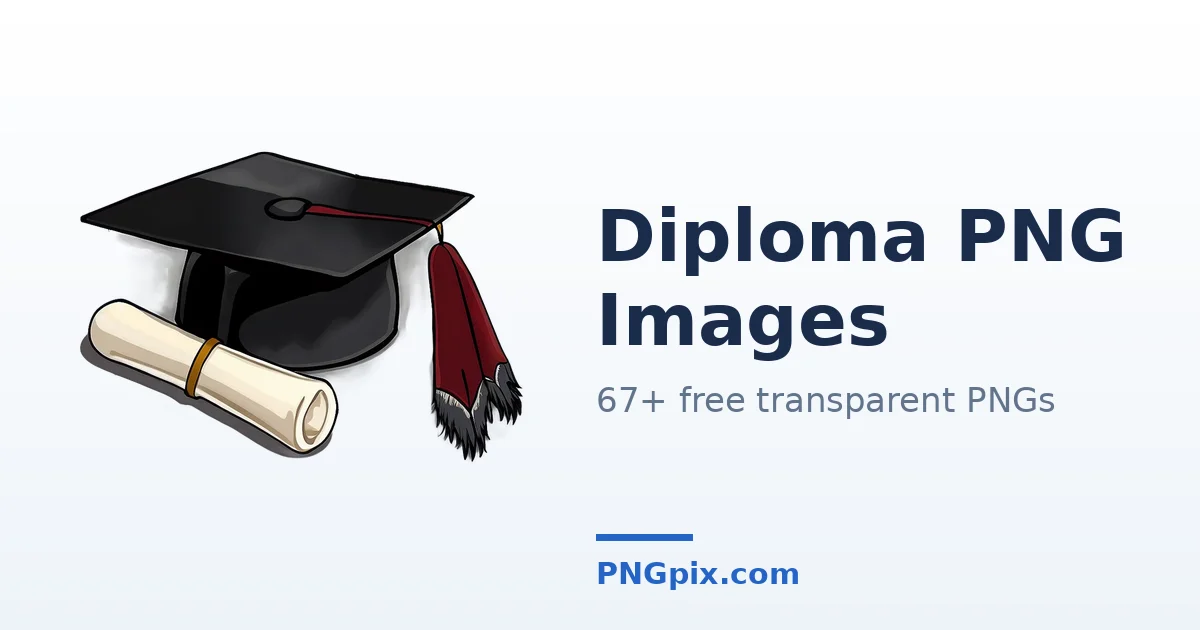 Diploma PNG images