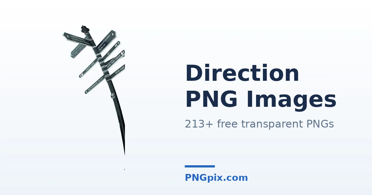 Direction PNG images