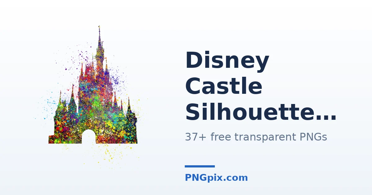 Disney Castle Silhouette PNG images