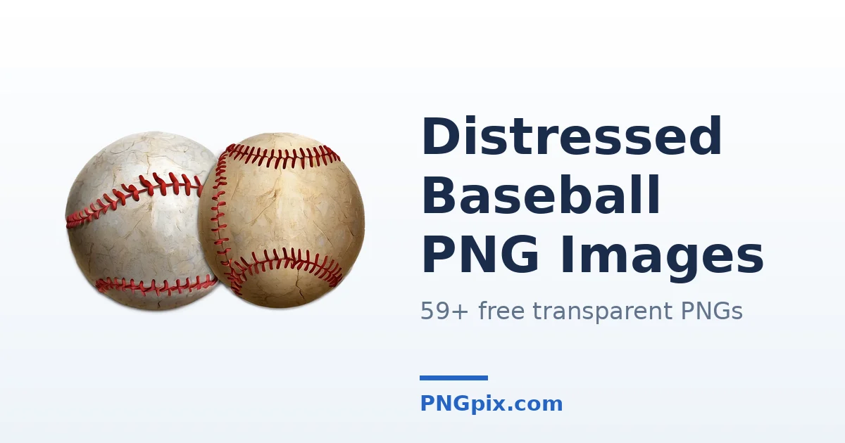 Distressed Baseball PNG images