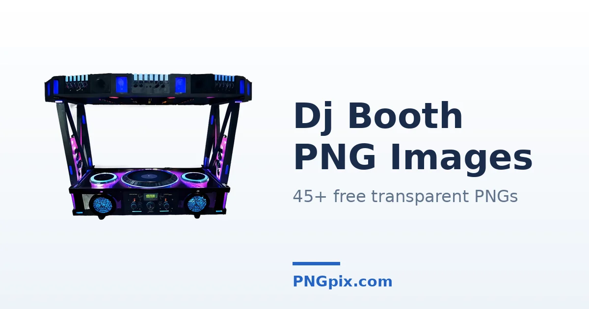 Dj Booth PNG images