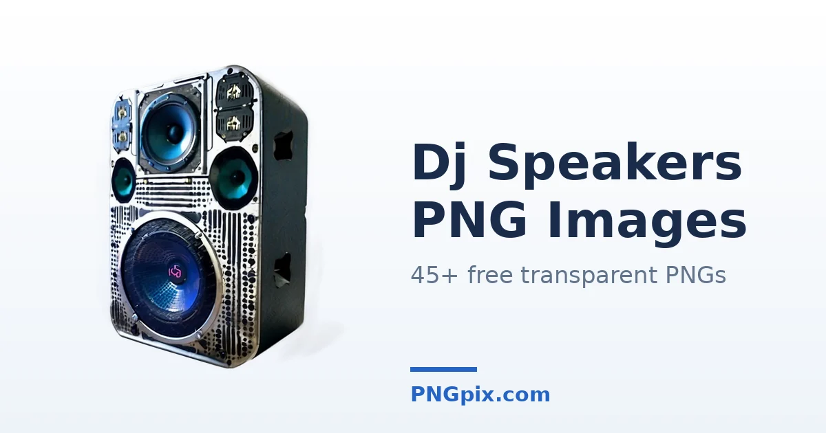 Dj Speakers PNG images