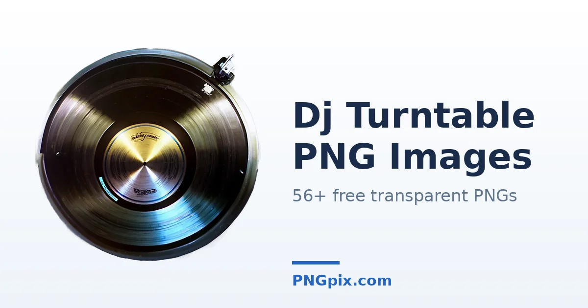 Dj Turntable PNG images