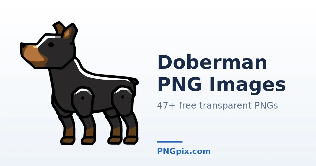Doberman PNG images