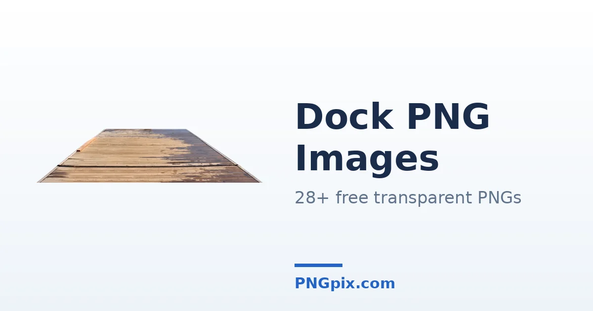 Dock PNG images