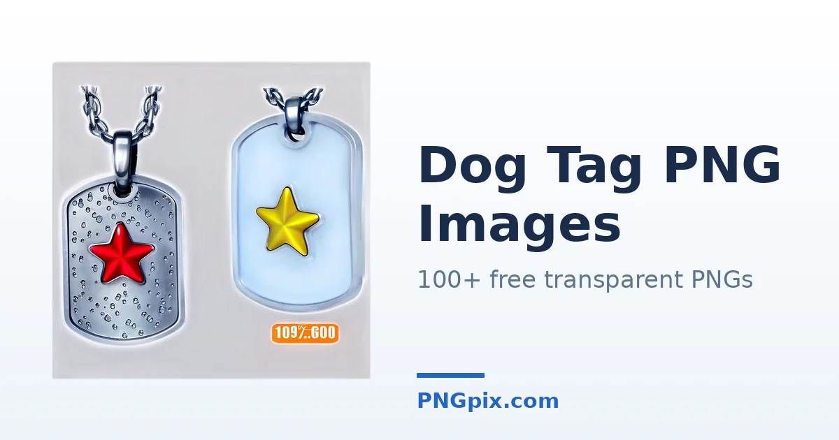 Dog Tag PNG images