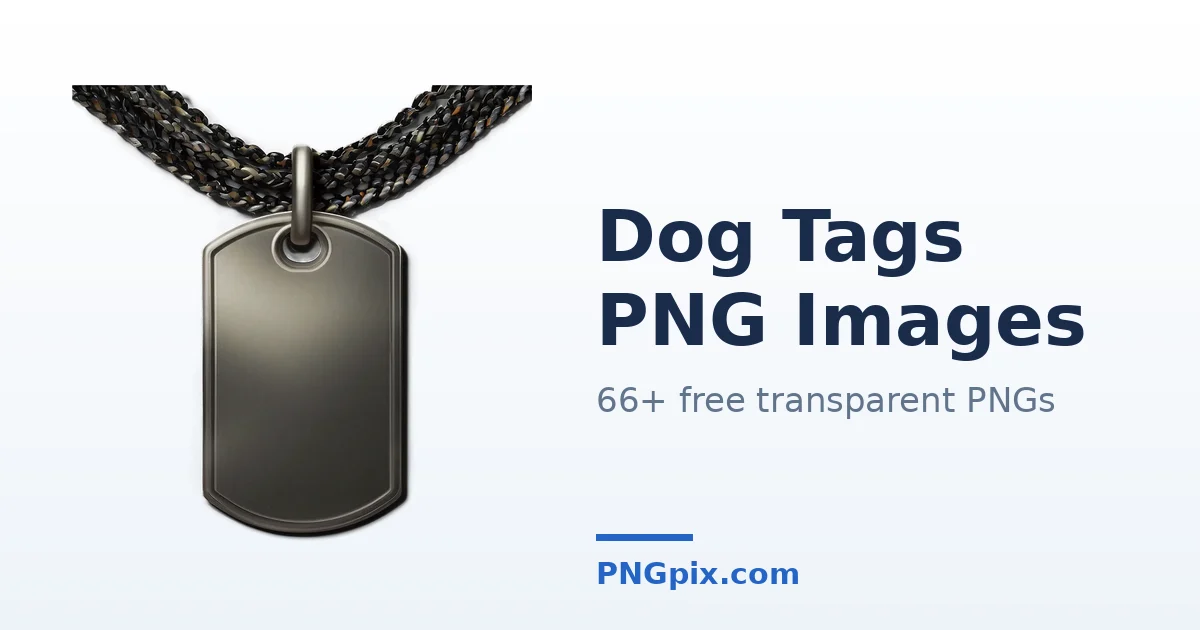 Dog Tags PNG images