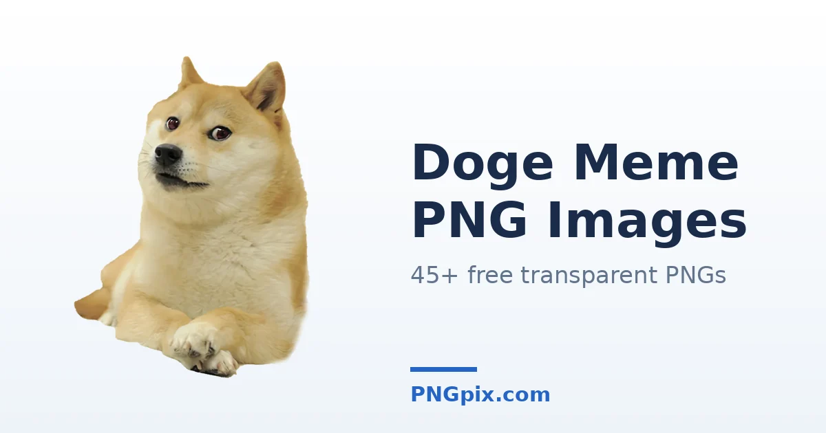 Doge Meme PNG images