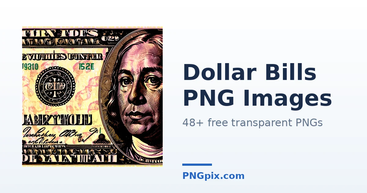 Dollar Bills PNG images