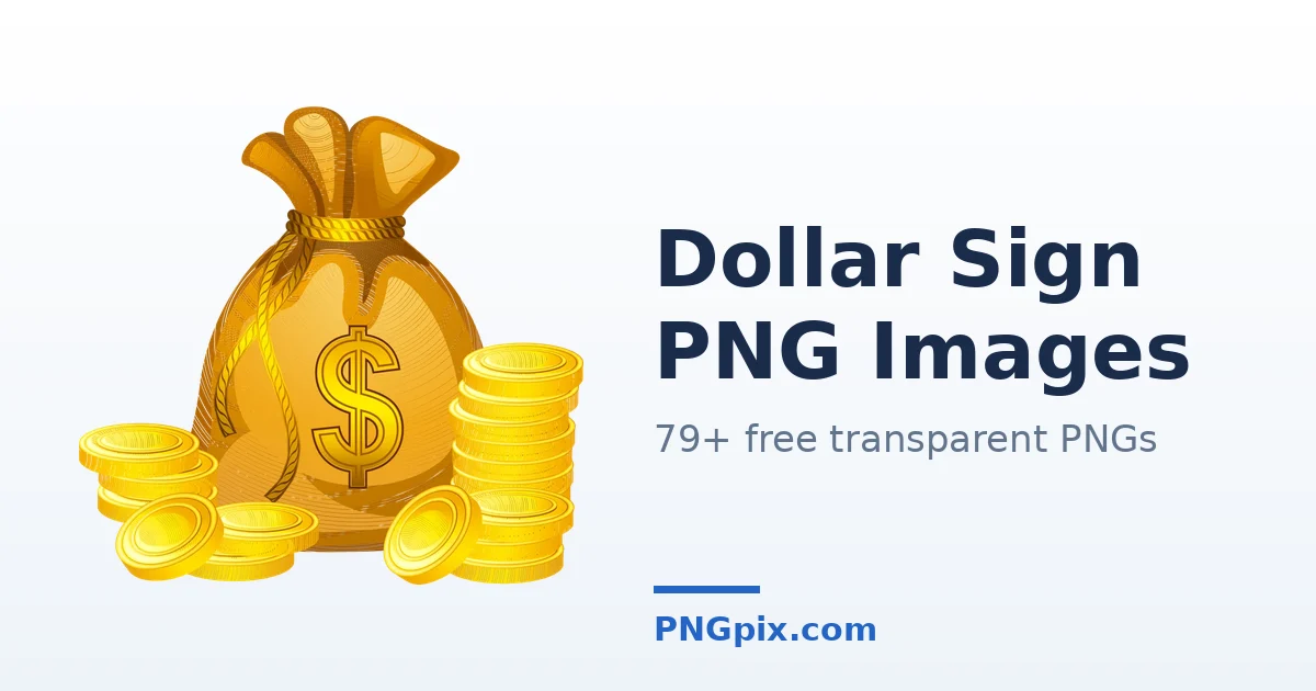 Dollar Sign PNG images