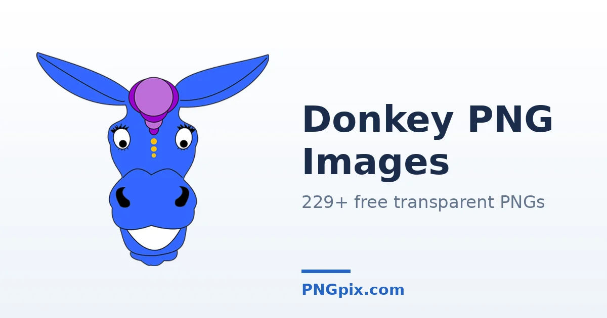 Donkey PNG images