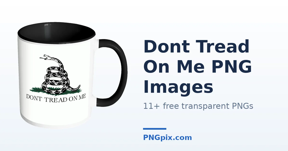 Dont Tread On Me PNG images