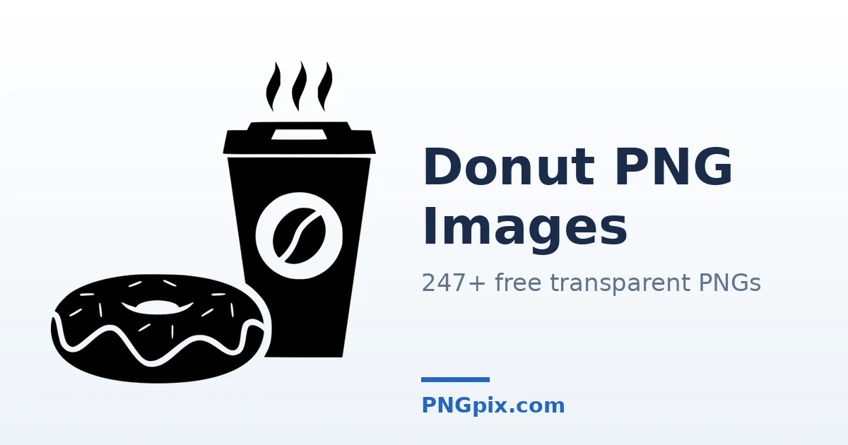 Donut PNG images